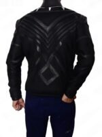 Chadwick Boseman Costume Leather Jacket Black Panther