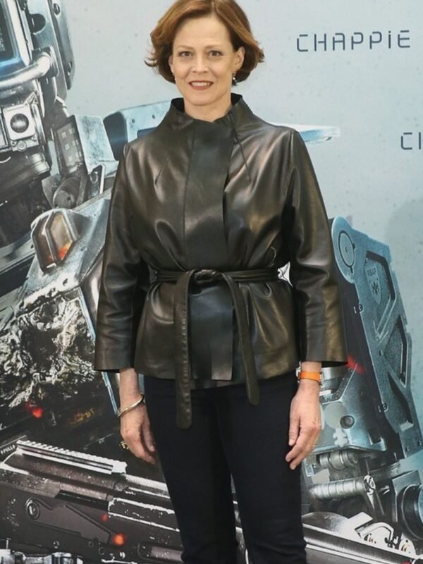 Chappie Michelle Bradley Black Leather Jacket