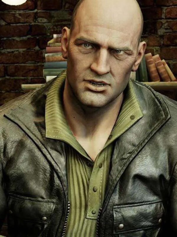 Charlie Cutter Uncharted 4 Leather Jacket