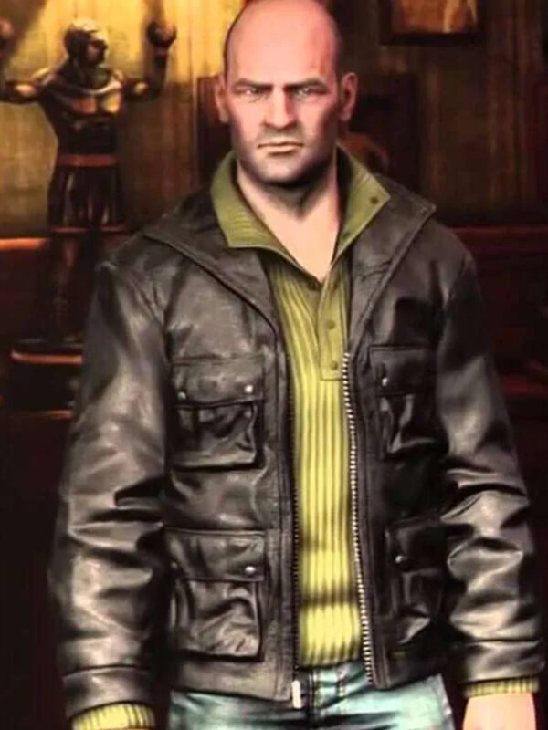 Charlie Cutter Uncharted 4 Leather Jacket