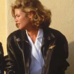 Charlie Top Gun Flight Pilot Zip Up Black Leather Jacket