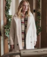 Charlotte Sanders Best Christmas Ever White Fur Coat