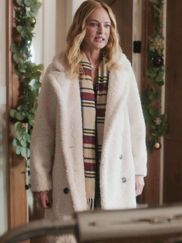 Charlotte Sanders Best Christmas Ever White Fur Coat