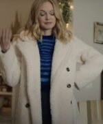 Charlotte Sanders Best Christmas Ever White Fur Coat