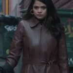 Charmed Mel Vera Brown Leather Trench Coat