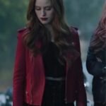 Cheryl Blossom Riverdale S03 Ep03 Red Biker Leather Jacket