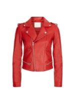 Cheryl Blossom Riverdale S03 Ep03 Red Biker Leather Jacket