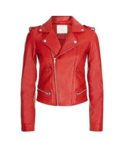 Cheryl Blossom Riverdale S03 Ep03 Red Biker Leather Jacket