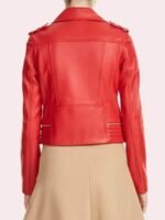 Cheryl Blossom Riverdale S03 Ep03 Red Biker Leather Jacket