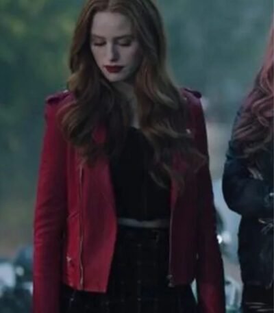 Cheryl Blossom Riverdale S03 Ep03 Red Biker Leather Jacket