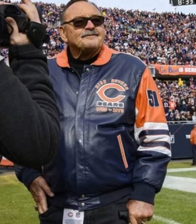 Chicago Bears Dick Butkus Bomber Jacket