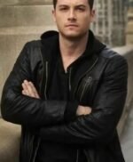 Chicago P.D. Jay Halstead Black Leather Hooded Jacket