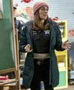 Chicago P.D. Marina Squerciati Green Hooded Coat