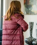 Chicago P.D. S07 Kim Burgess Maroon Puffer Coat