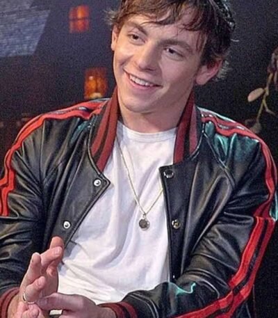 Chilling Adventures of Sabrina Harvey Black Bomber Leather Jacket