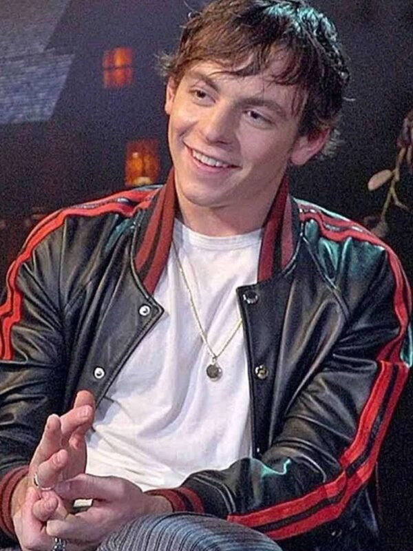 Chilling Adventures of Sabrina Harvey Black Bomber Leather Jacket