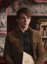 Chilling Adventures of Sabrina Harvey Brown Suede Leather Jacket