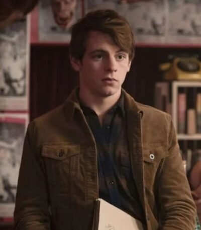 Chilling Adventures of Sabrina Harvey Brown Suede Leather Jacket