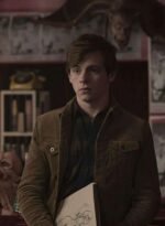 Chilling Adventures of Sabrina Harvey Brown Suede Leather Jacket