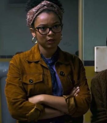 Chilling Adventures of Sabrina Rosalind Walker Brown Suede Jacket