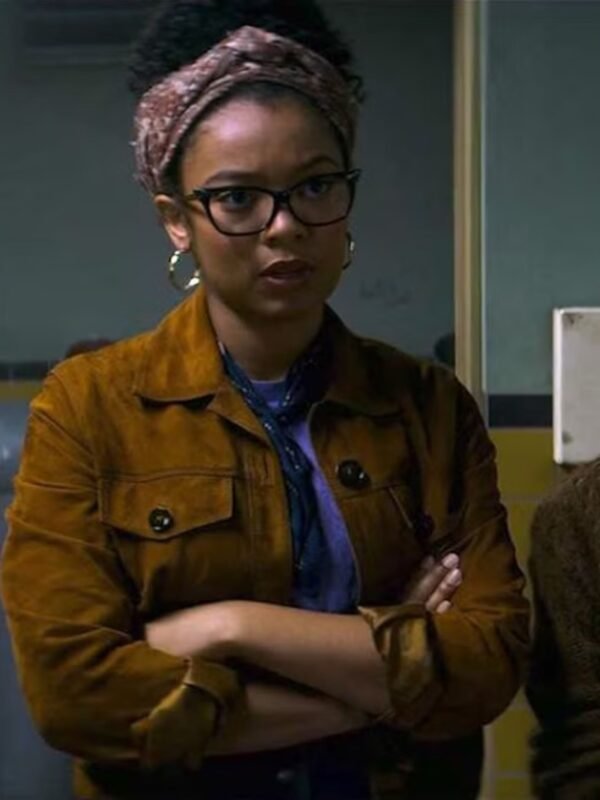 Chilling Adventures of Sabrina Rosalind Walker Brown Suede Jacket