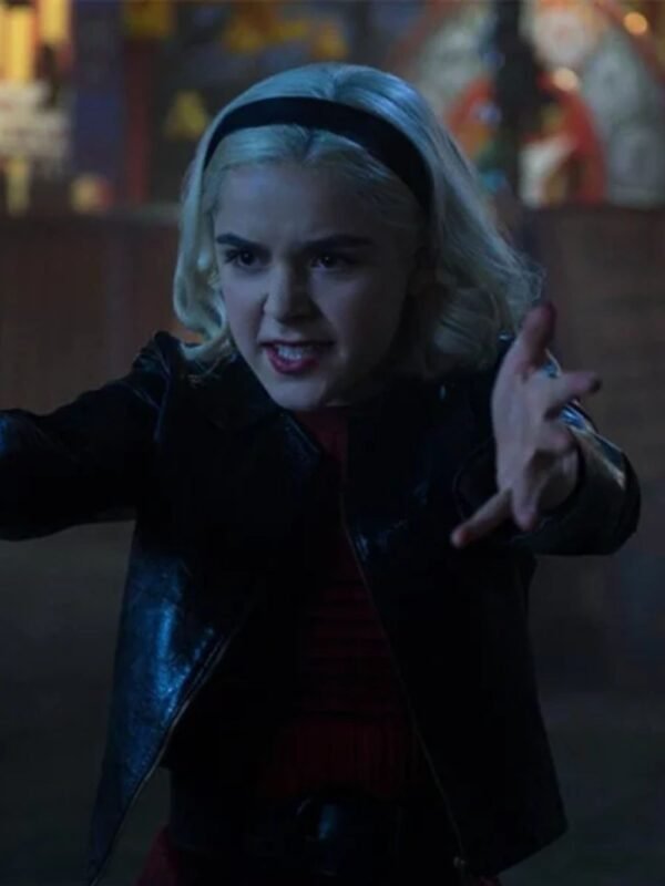 Chilling Adventures of Sabrina Spellman Black Embroidered Jacket