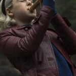 Chilling Adventures of Sabrina Spellman Burgundy Leather Coat