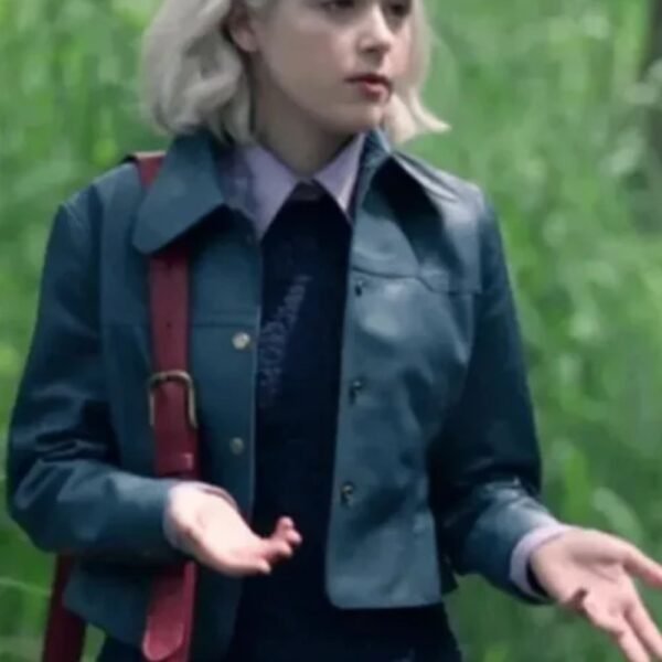 Chilling Adventures of Sabrina Spellman S03 Blue Leather Jacket