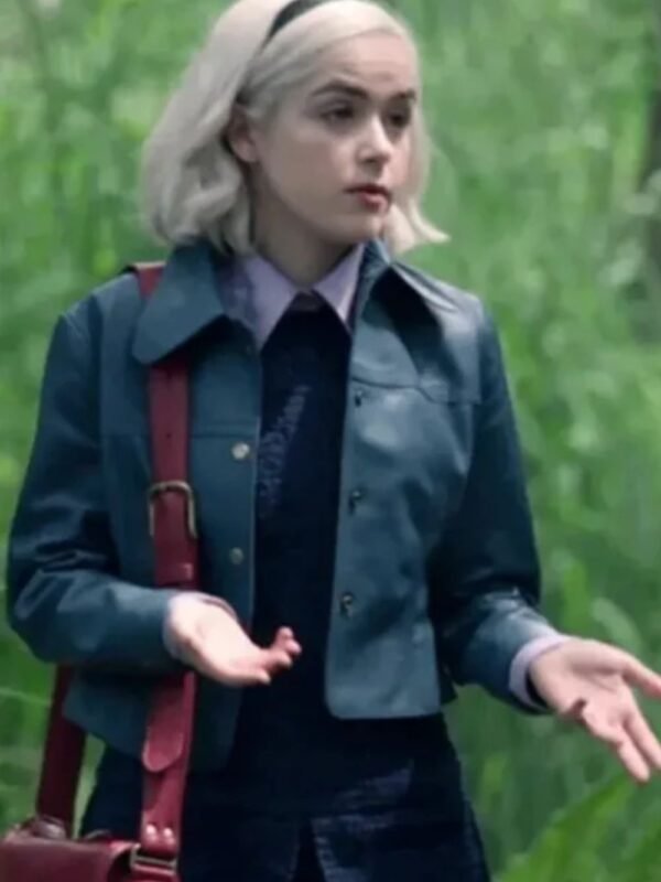 Chilling Adventures of Sabrina Spellman S03 Blue Leather Jacket