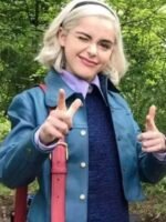 Chilling Adventures of Sabrina Spellman S03 Blue Leather Jacket