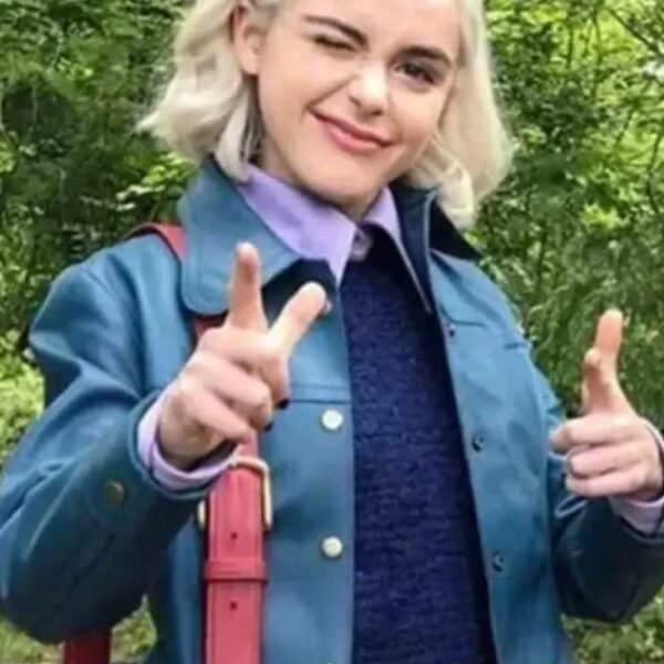 Chilling Adventures of Sabrina Spellman S03 Blue Leather Jacket