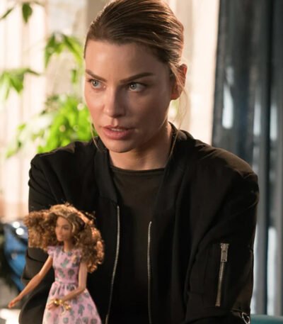 Chloe Decker Lucifer Black Bomber Jacket