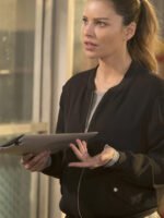 Chloe Decker Lucifer Black Bomber Jacket