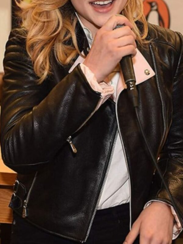 Chloë Grace Moretz The 5th Wave Black Leather Jacket