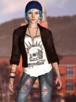 Chloe Price Life Is Strange True Colors Dark Brown Leather Jacket