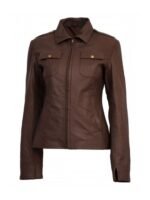 Chloe Price Life Is Strange True Colors Dark Brown Leather Jacket