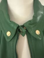 Chloe Sullivan Smallville Green Leather Jacket