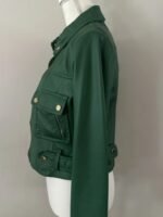 Chloe Sullivan Smallville Green Leather Jacket