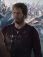 Chris Pratt Thor Love and Thunder Burgundy Vest