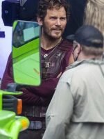 Chris Pratt Thor Love and Thunder Burgundy Vest