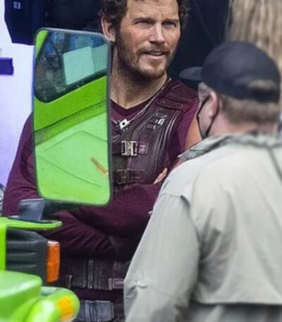 Chris Pratt Thor Love and Thunder Burgundy Vest