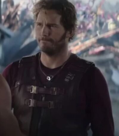 Chris Pratt Thor Love and Thunder Burgundy Vest