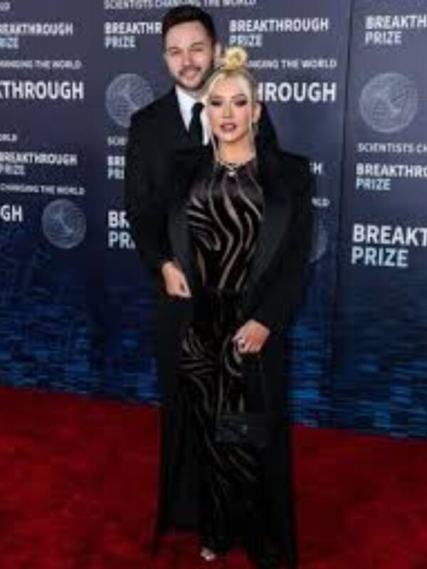 Christina Aguilera 9th Annual Breakthrough Prize Ceremony Coat