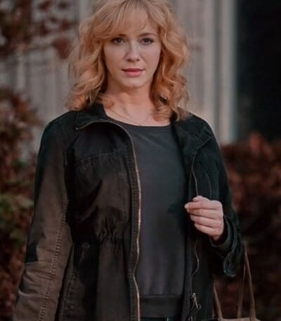 Christina Good Girls Beth Boland Cotton Black Jacket