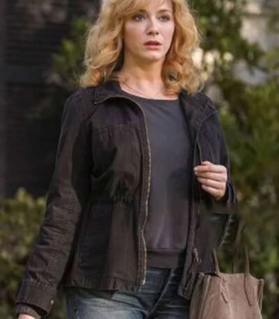Christina Good Girls Beth Boland Cotton Black Jacket