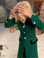 Christmas Candace Cameron Bure Green Coat