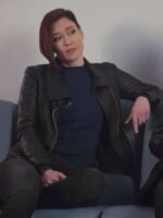 Chyler Leigh Supergirl Alex Danvers Cafe Racer Leather Jacket