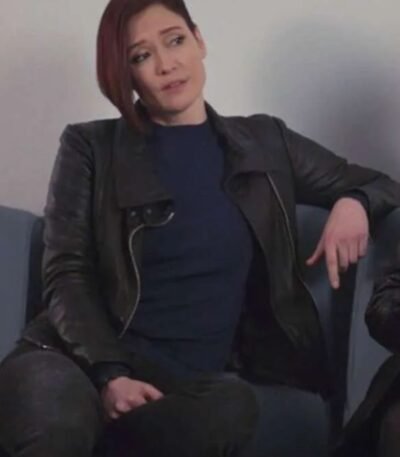 Chyler Leigh Supergirl Alex Danvers Cafe Racer Leather Jacket