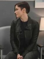 Chyler Leigh Supergirl Alex Danvers Cafe Racer Leather Jacket