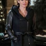 Chyler Leigh Supergirl Alex Danvers Hooded Black Jacket